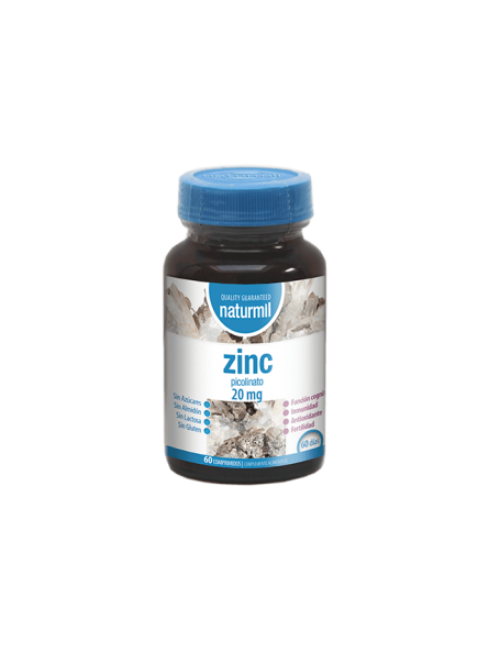 ZINC  picolinato 20mg. 60 comprimidos